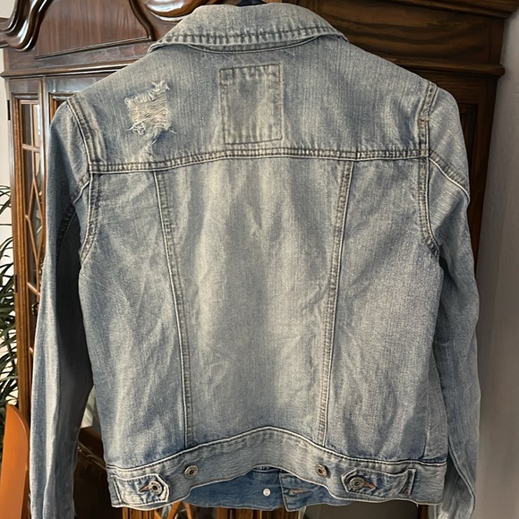 Mudd Distressed Jean Jacket Size M - Picture 5 of 8
